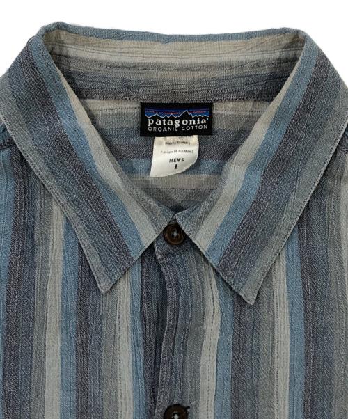 Patagonia（パタゴニア）Patagonia (パタゴニア) 00’s マルチストライプシャツ ブルー サイズ:SIZE Lの古着・服飾アイテム