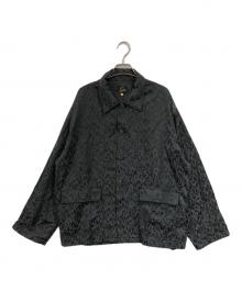 Needles（ニードルズ）の古着「コットンナイロンシャツジャケット」｜グレー×ブラック