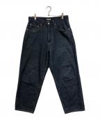 AURALEEオーラリー）の古着「HARD TWIST DENIM WIDE PANTS」｜インディゴ