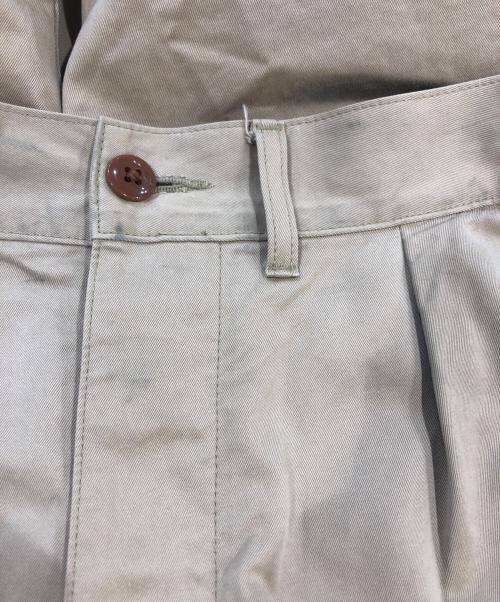 NIGEL CABOURN（ナイジェルケーボン）NIGEL CABOURN (ナイジェルケーボン) OFFICERS PANT ベージュ サイズ:SIZE 32の古着・服飾アイテム