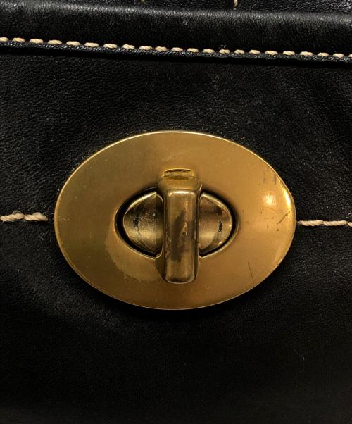 COACH（コーチ）COACH (コーチ) エルゴレザーラージホーボーショルダーバッグ ブラックの古着・服飾アイテム