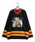 SUPREME（シュプリーム）の古着「Ozzy Hockey Jersey メッシュカットソー」｜ブラック×レッド×イエロー
