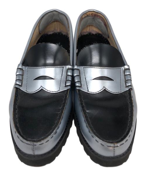 kenford（ケンフォード）kenford (ケンフォード) TANK SOLE LOAFERS シルバー サイズ:SIZE 24cmの古着・服飾アイテム