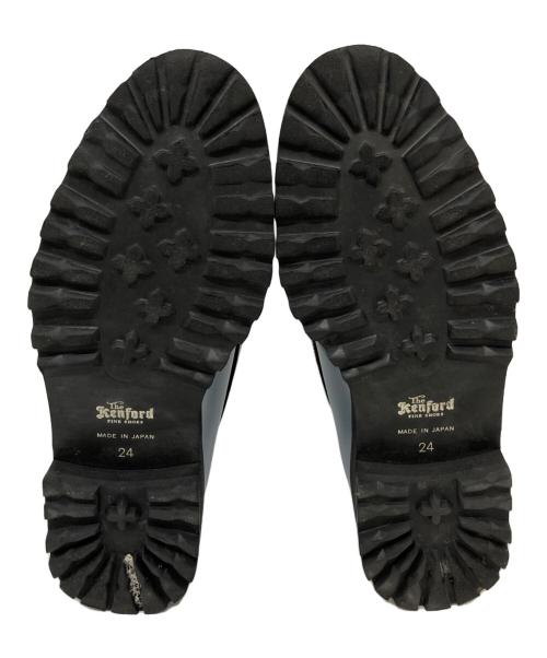 kenford（ケンフォード）kenford (ケンフォード) TANK SOLE LOAFERS シルバー サイズ:SIZE 24cmの古着・服飾アイテム