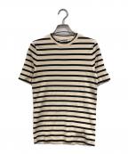 JIL SANDER+ジルサンダープラス）の古着「天竺 ボーダーTシャツ」｜ホワイト