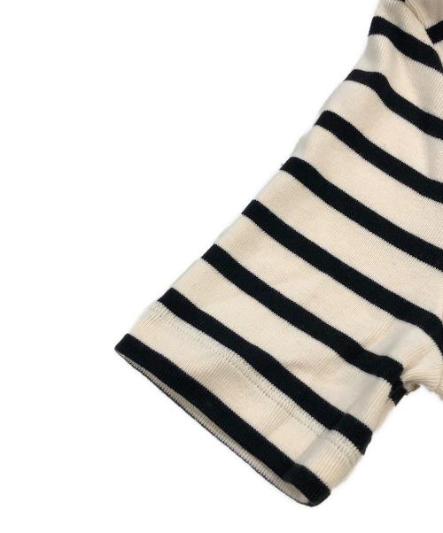 JIL SANDER+（ジルサンダープラス）JIL SANDER+ (ジルサンダープラス) 天竺 ボーダーTシャツ ホワイト サイズ:SIZE Sの古着・服飾アイテム