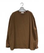 THE RERACSザ リラクス）の古着「COLLEGE FLANNEL THE SIDE ZIP PULLIOVER SHIRT」｜ブラウン