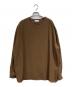 THE RERACS（ザ リラクス）の古着「COLLEGE FLANNEL THE SIDE ZIP PULLIOVER SHIRT」｜ブラウン