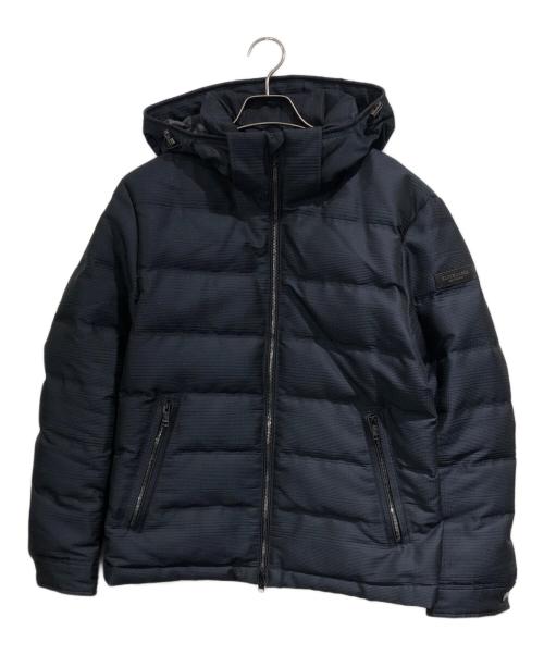 BLACK LABEL CRESTBRIDGE（ブラックレーベル クレストブリッジ）BLACK LABEL CRESTBRIDGE (ブラックレーベル クレストブリッジ) フーデットダウンジャケット ネイビー サイズ:SIZE Lの古着・服飾アイテム