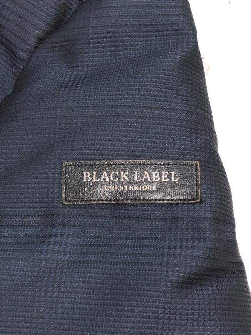 BLACK LABEL CRESTBRIDGE（ブラックレーベル クレストブリッジ）BLACK LABEL CRESTBRIDGE (ブラックレーベル クレストブリッジ) フーデットダウンジャケット ネイビー サイズ:SIZE Lの古着・服飾アイテム