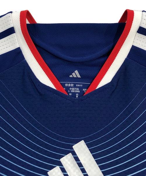 adidas（アディダス）adidas (アディダス) サッカー日本代表 2026 ホーム オーセンティック ユニフォーム 半袖 ブルー サイズ:SIZE Lの古着・服飾アイテム