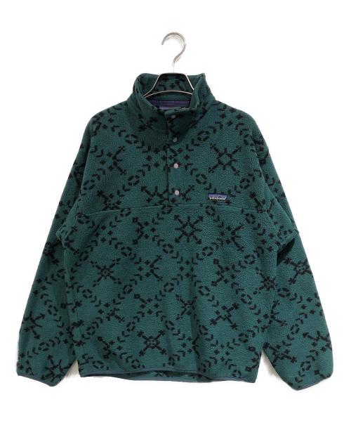 Patagonia（パタゴニア）Patagonia (パタゴニア) SYNCHILLA SNAP-T / シンチラ スナップT グリーン×ブラック サイズ:SIZE Sの古着・服飾アイテム