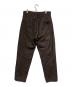 AURALEE (オーラリー) HARD TWIST DENIM WIDE PANTS ブラウン サイズ:SIZE 32：18000円