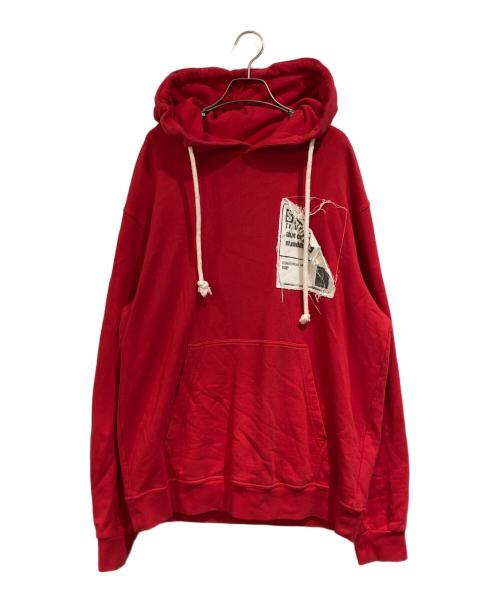 Maison Margiela（メゾンマルジェラ）Maison Margiela (メゾンマルジェラ) ステレオタイプパーカー レッド サイズ:SIZE 52の古着・服飾アイテム