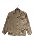 AURALEEオーラリー）の古着「COTTON WOOL DOUBLE CLOTH BLOUZON」｜ブラウン