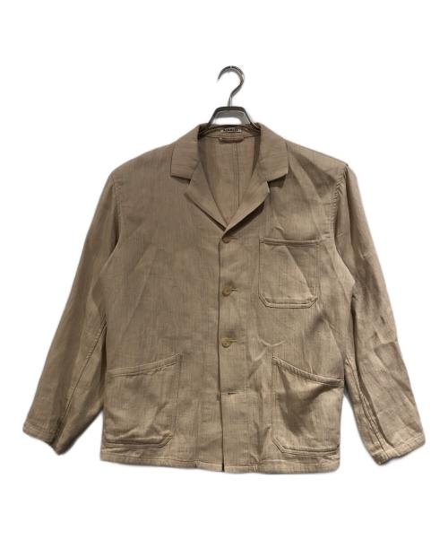 AURALEE（オーラリー）AURALEE (オーラリー) COTTON WOOL DOUBLE CLOTH BLOUZON ブラウン サイズ:SIZE Sの古着・服飾アイテム