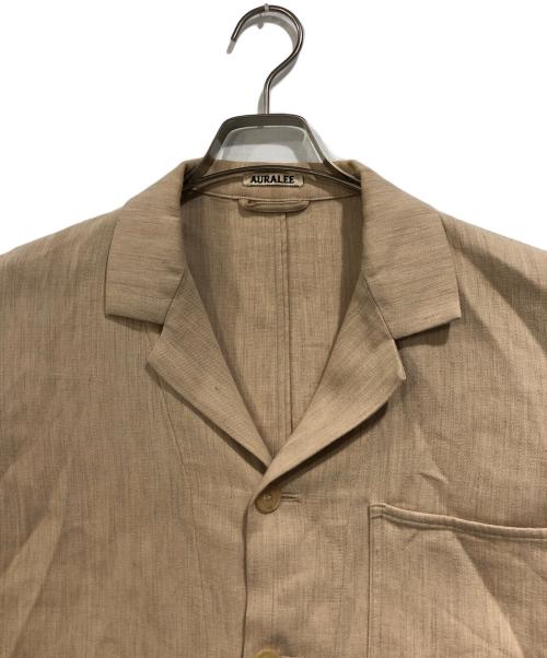 AURALEE（オーラリー）AURALEE (オーラリー) COTTON WOOL DOUBLE CLOTH BLOUZON ブラウン サイズ:SIZE Sの古着・服飾アイテム