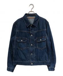 SCYEBASICS（サイベーシックス）の古着「セルヴィッチデニム 2rdタイプ トラッカージャケット」｜インディゴ