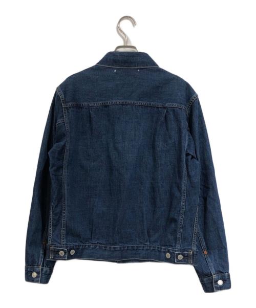SCYEBASICS（サイベーシックス）SCYEBASICS (サイベーシックス) セルヴィッチデニム 2rdタイプ トラッカージャケット インディゴ サイズ:SIZE 38の古着・服飾アイテム
