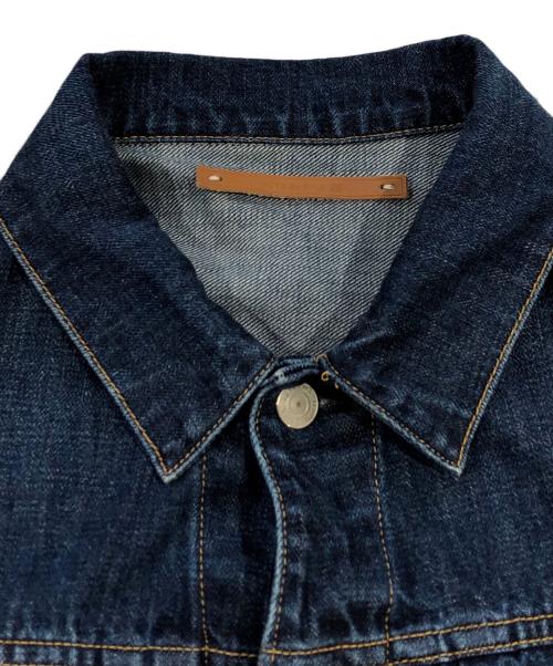 SCYEBASICS（サイベーシックス）SCYEBASICS (サイベーシックス) セルヴィッチデニム 2rdタイプ トラッカージャケット インディゴ サイズ:SIZE 38の古着・服飾アイテム