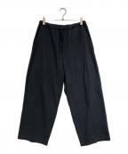 NANTEナンテ）の古着「COTTON SWEAT WIDE PANTS」｜ネイビー