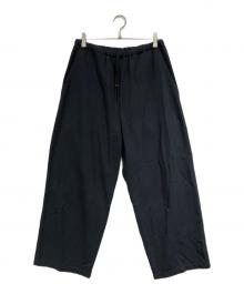 NANTE（ナンテ）の古着「COTTON SWEAT WIDE PANTS」｜ネイビー