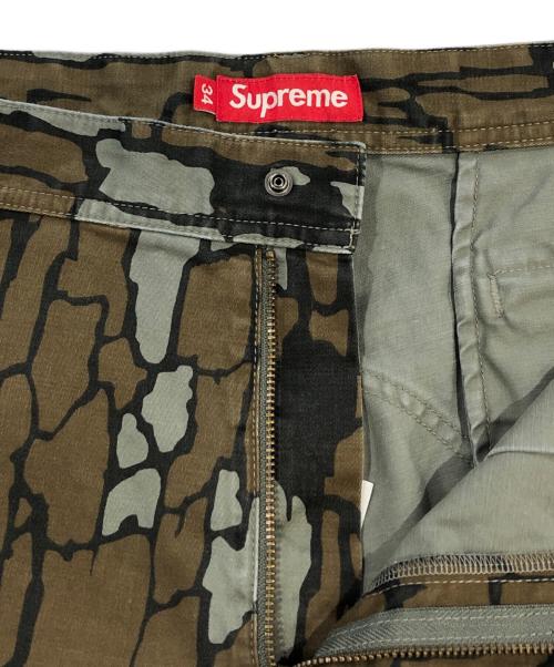 SUPREME（シュプリーム）SUPREME (シュプリーム) CARGO SHORT CAMO グリーン サイズ:SIZE 34の古着・服飾アイテム