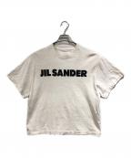 JIL SANDERジルサンダー）の古着「ロゴプリント クルーネックTシャツ」｜ホワイト