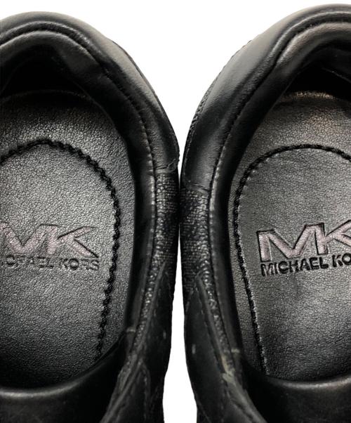 MICHAEL KORS（マイケルコース）MICHAEL KORS (マイケルコース) モノグラム ローカットスニーカー ブラック サイズ:SIZE 26.5cmの古着・服飾アイテム
