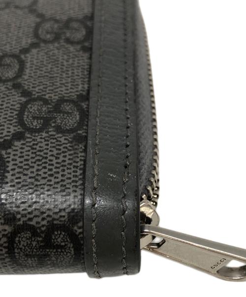 GUCCI（グッチ）GUCCI (グッチ) ラウンドジップ オフィディア ジップアラウンドウォレット グレーの古着・服飾アイテム