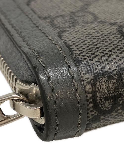 GUCCI（グッチ）GUCCI (グッチ) ラウンドジップ オフィディア ジップアラウンドウォレット グレーの古着・服飾アイテム