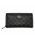 GUCCI（グッチ）の古着「ラウンドジップ オフィディア ジップアラウンドウォレット」｜グレー