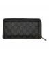 GUCCI (グッチ) ラウンドジップ オフィディア ジップアラウンドウォレット グレー：35000円