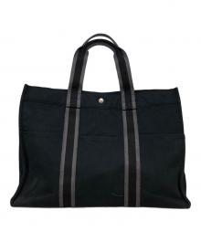 HERMES（エルメス）の古着「フールトゥMM トートバッグ」｜ブラック