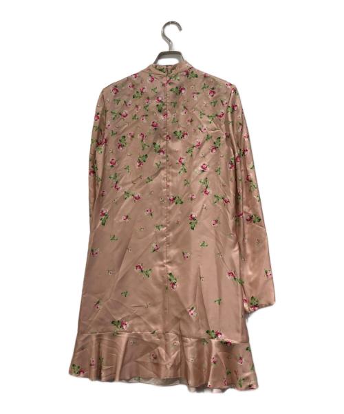 RED VALENTINO（レッドヴァレンティノ）RED VALENTINO (レッドヴァレンティノ) 花柄フリルワンピース ピンク サイズ:SIZE 38の古着・服飾アイテム