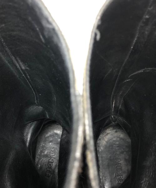 JIL SANDER（ジルサンダー）JIL SANDER (ジルサンダー) ロングレザーブーツ ブラック サイズ:SIZE 38 1/2の古着・服飾アイテム
