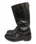 JIL SANDER (ジルサンダー) ロングレザーブーツ ブラック サイズ:SIZE 38 1/2：8000円