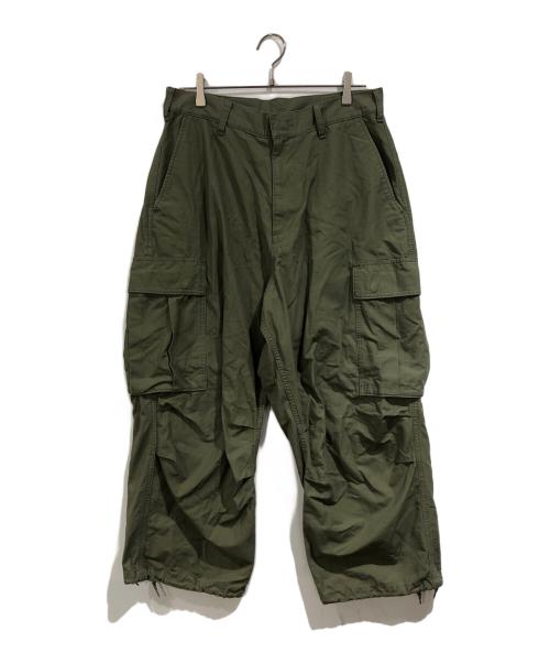 NEIGHBORHOOD（ネイバーフッド）NEIGHBORHOOD (ネイバーフッド) WIDE CARGO PANTS グリーン サイズ:SIZE Mの古着・服飾アイテム