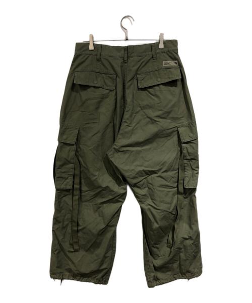 NEIGHBORHOOD（ネイバーフッド）NEIGHBORHOOD (ネイバーフッド) WIDE CARGO PANTS グリーン サイズ:SIZE Mの古着・服飾アイテム