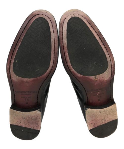 AMEDEO TESTONI（アメデオテストーニ）AMEDEO TESTONI (アメデオテストーニ) ローファー ブラック サイズ:SIZE 7 1/2の古着・服飾アイテム