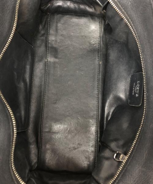 LOEWE（ロエベ）LOEWE (ロエベ) アマソナ 28 ハンドバッグ ネイビーの古着・服飾アイテム