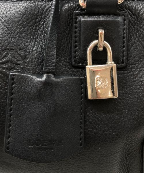 LOEWE（ロエベ）LOEWE (ロエベ) アマソナ 28 ハンドバッグ ネイビーの古着・服飾アイテム