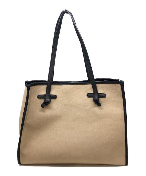 GIANNI CHIARINI（ジャンニ キアリーニ）GIANNI CHIARINI (ジャンニ キアリーニ) ミニポーチ付 トートバッグ ベージュの古着・服飾アイテム
