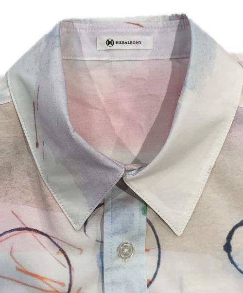HERALBONY（ヘラルボニー）HERALBONY (ヘラルボニー) ドルマンスリーブシャツ「まる」 ホワイト サイズ:SIZE Mの古着・服飾アイテム