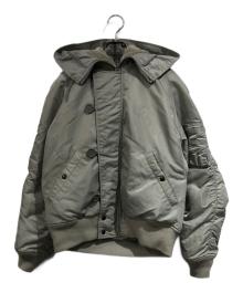 AVIREX（アヴィレックス）の古着「N-2B フライトジャケット」｜グリーン