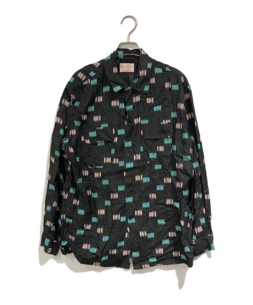 TOWN CRAFT（タウンクラフト）TOWN CRAFT (タウンクラフト) 50S ROCKABILLY RAYON JACKET グレー×グリーン サイズ:SIZE Mの古着・服飾アイテム