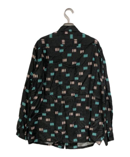 TOWN CRAFT（タウンクラフト）TOWN CRAFT (タウンクラフト) 50S ROCKABILLY RAYON JACKET グレー×グリーン サイズ:SIZE Mの古着・服飾アイテム