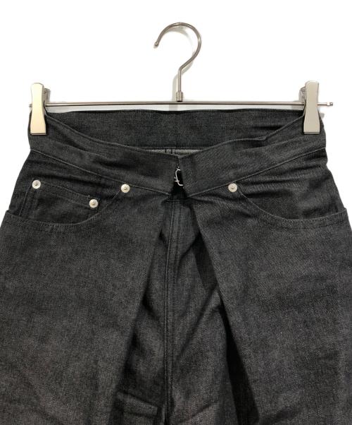 JOHN LAWRENCE SULLIVAN（ジョン ローレンス サリバン）JOHN LAWRENCE SULLIVAN (ジョン ローレンス サリバン) RIGID DENIM WIDE PANTS ブラック サイズ:SIZE Sの古着・服飾アイテム