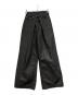 JOHN LAWRENCE SULLIVAN（ジョン ローレンス サリバン）の古着「RIGID DENIM WIDE PANTS」｜ブラック
