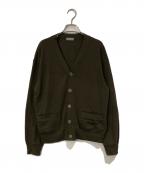 COMME des GARCONS HOMMEコムデギャルソン オム）の古着「ウールカーディガン」｜オリーブ